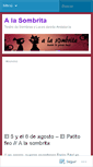 Mobile Screenshot of alasombritatiteres.wordpress.com