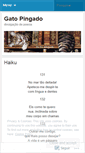 Mobile Screenshot of gatopingado.wordpress.com