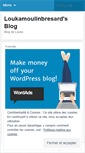 Mobile Screenshot of loukamoulinbresard.wordpress.com