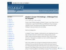 Tablet Screenshot of buildingthefutureofpharmacy.wordpress.com