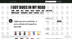 Desktop Screenshot of igotbugsinmyhead.wordpress.com