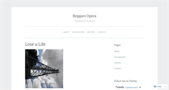 Desktop Screenshot of beggarsopera.wordpress.com