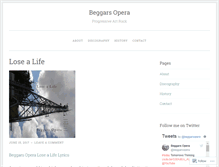 Tablet Screenshot of beggarsopera.wordpress.com