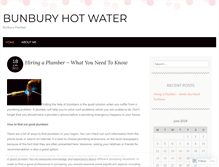 Tablet Screenshot of hotwaterbunbury.wordpress.com