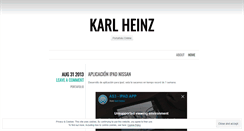 Desktop Screenshot of karldeveloper.wordpress.com