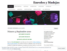 Tablet Screenshot of enredosymadejas.wordpress.com