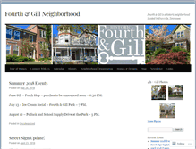 Tablet Screenshot of fourthandgill.wordpress.com