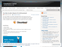 Tablet Screenshot of gamehackcentral.wordpress.com