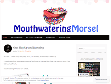 Tablet Screenshot of mouthwateringmorsel.wordpress.com