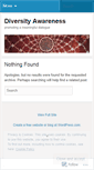 Mobile Screenshot of diversityawareness.wordpress.com
