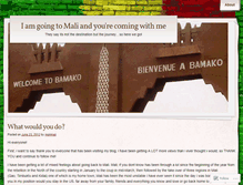 Tablet Screenshot of monmali.wordpress.com