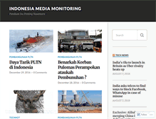 Tablet Screenshot of monitoringmedia.wordpress.com