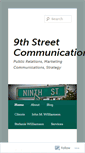 Mobile Screenshot of 9thstreetpr.wordpress.com