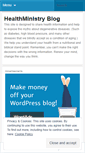 Mobile Screenshot of healthministry.wordpress.com