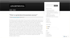 Desktop Screenshot of angrymedia.wordpress.com