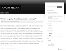Tablet Screenshot of angrymedia.wordpress.com