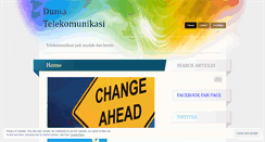 Desktop Screenshot of duniatelekomunikasi.wordpress.com