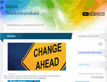 Tablet Screenshot of duniatelekomunikasi.wordpress.com