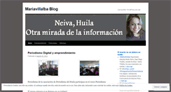 Desktop Screenshot of mariavillalba.wordpress.com