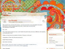 Tablet Screenshot of acquamuse.wordpress.com