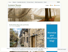 Tablet Screenshot of londontrails.wordpress.com