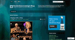 Desktop Screenshot of borderlinecrossing.wordpress.com