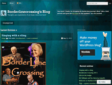 Tablet Screenshot of borderlinecrossing.wordpress.com