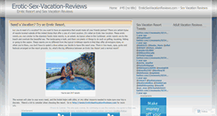 Desktop Screenshot of eroticsexvacationreviews.wordpress.com