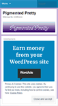 Mobile Screenshot of pigmentedpretty.wordpress.com