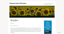 Desktop Screenshot of canaanlandofpromise.wordpress.com