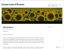 Tablet Screenshot of canaanlandofpromise.wordpress.com