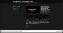 Desktop Screenshot of hideawayharbor.wordpress.com