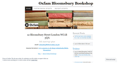 Desktop Screenshot of oxfambloomsburybooks.wordpress.com