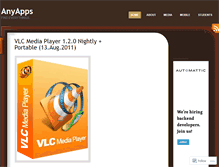 Tablet Screenshot of anyappz.wordpress.com
