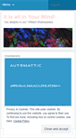 Mobile Screenshot of itisallinyourmind.wordpress.com