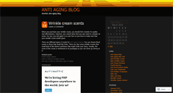 Desktop Screenshot of antiagingblogsite.wordpress.com