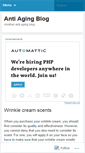 Mobile Screenshot of antiagingblogsite.wordpress.com