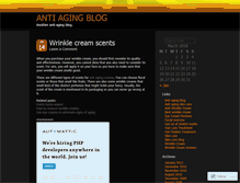 Tablet Screenshot of antiagingblogsite.wordpress.com