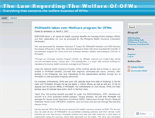 Tablet Screenshot of ofws.wordpress.com