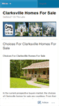 Mobile Screenshot of clarksvillehomesforsale.wordpress.com