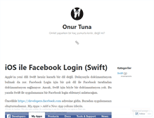 Tablet Screenshot of onurtuna.wordpress.com