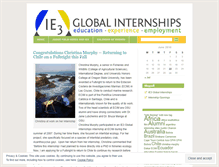 Tablet Screenshot of ie3global.wordpress.com