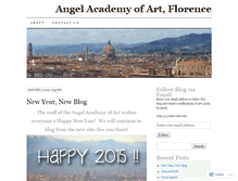 Tablet Screenshot of angelacademyflorence.wordpress.com