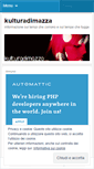 Mobile Screenshot of kulturadimazza.wordpress.com