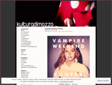 Tablet Screenshot of kulturadimazza.wordpress.com