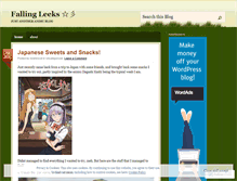 Tablet Screenshot of leeksarefalling.wordpress.com