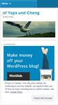 Mobile Screenshot of ofyapsandcheng.wordpress.com