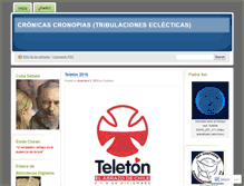 Tablet Screenshot of cronopias.wordpress.com