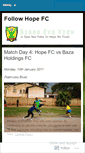 Mobile Screenshot of followhopefc.wordpress.com