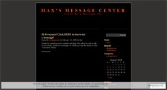 Desktop Screenshot of mrmaxmoses.wordpress.com